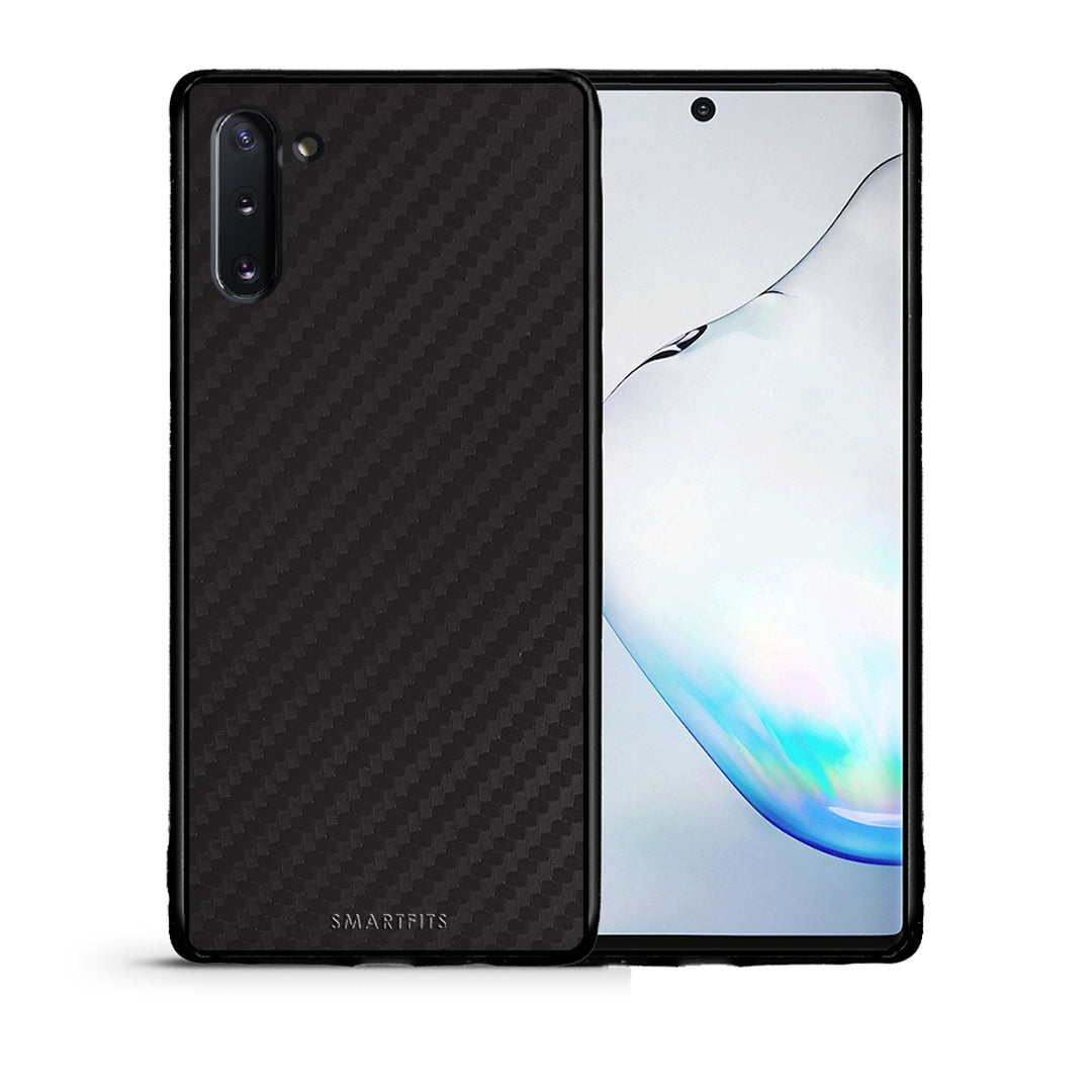 Θήκη Samsung Note 10 Carbon Black από τη Smartfits με σχέδιο στο πίσω μέρος και μαύρο περίβλημα | Samsung Note 10 Carbon Black case with colorful back and black bezels