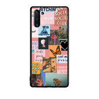 Thumbnail for Samsung Note 10 Collage Bitchin Θήκη Αγίου Βαλεντίνου από τη Smartfits με σχέδιο στο πίσω μέρος και μαύρο περίβλημα | Smartphone case with colorful back and black bezels by Smartfits