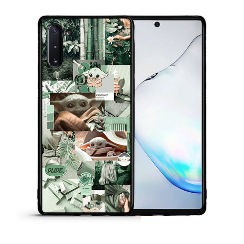 Θήκη Αγίου Βαλεντίνου Samsung Note 10 Collage Dude από τη Smartfits με σχέδιο στο πίσω μέρος και μαύρο περίβλημα | Samsung Note 10 Collage Dude case with colorful back and black bezels