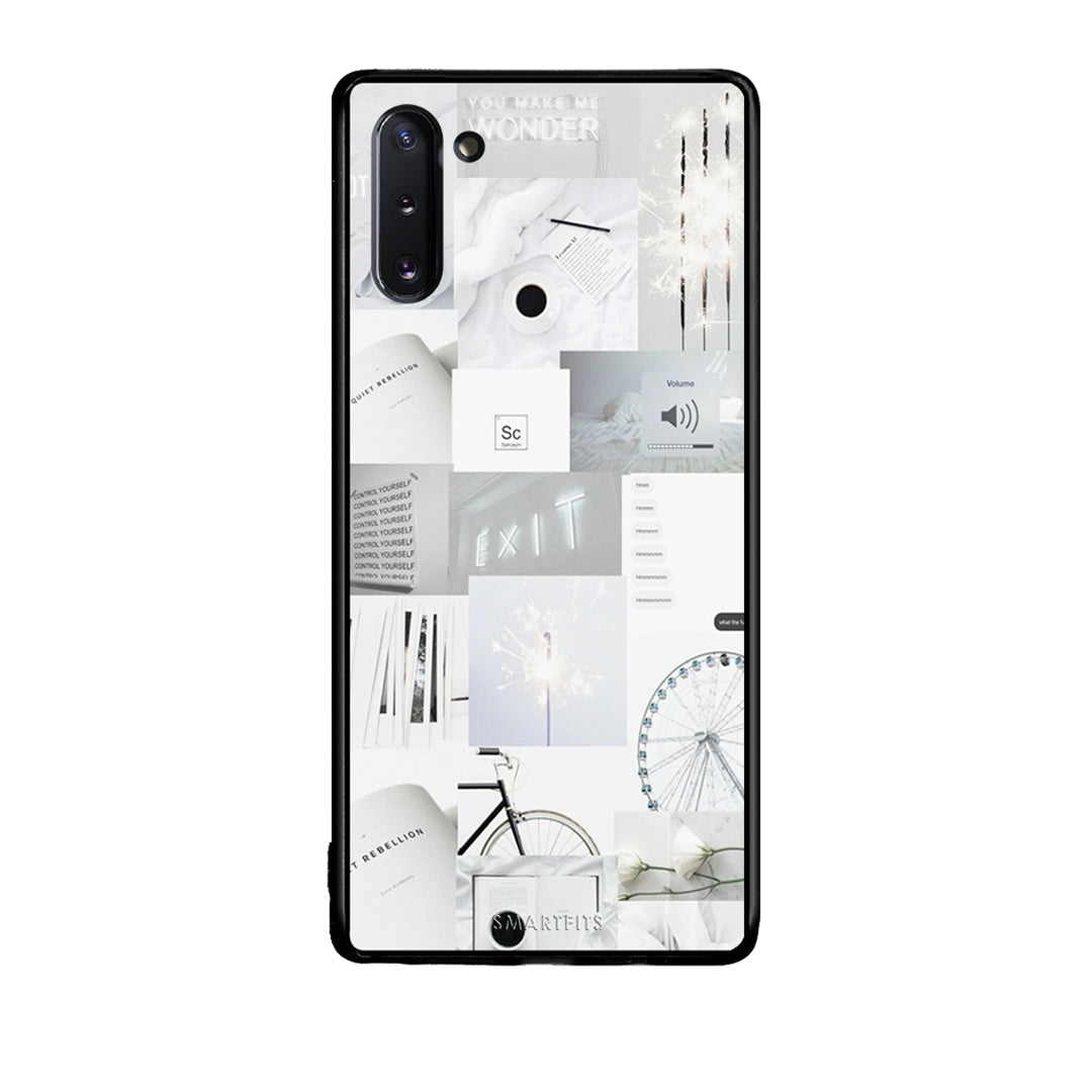 Samsung Note 10 Collage Make Me Wonder Θήκη Αγίου Βαλεντίνου από τη Smartfits με σχέδιο στο πίσω μέρος και μαύρο περίβλημα | Smartphone case with colorful back and black bezels by Smartfits