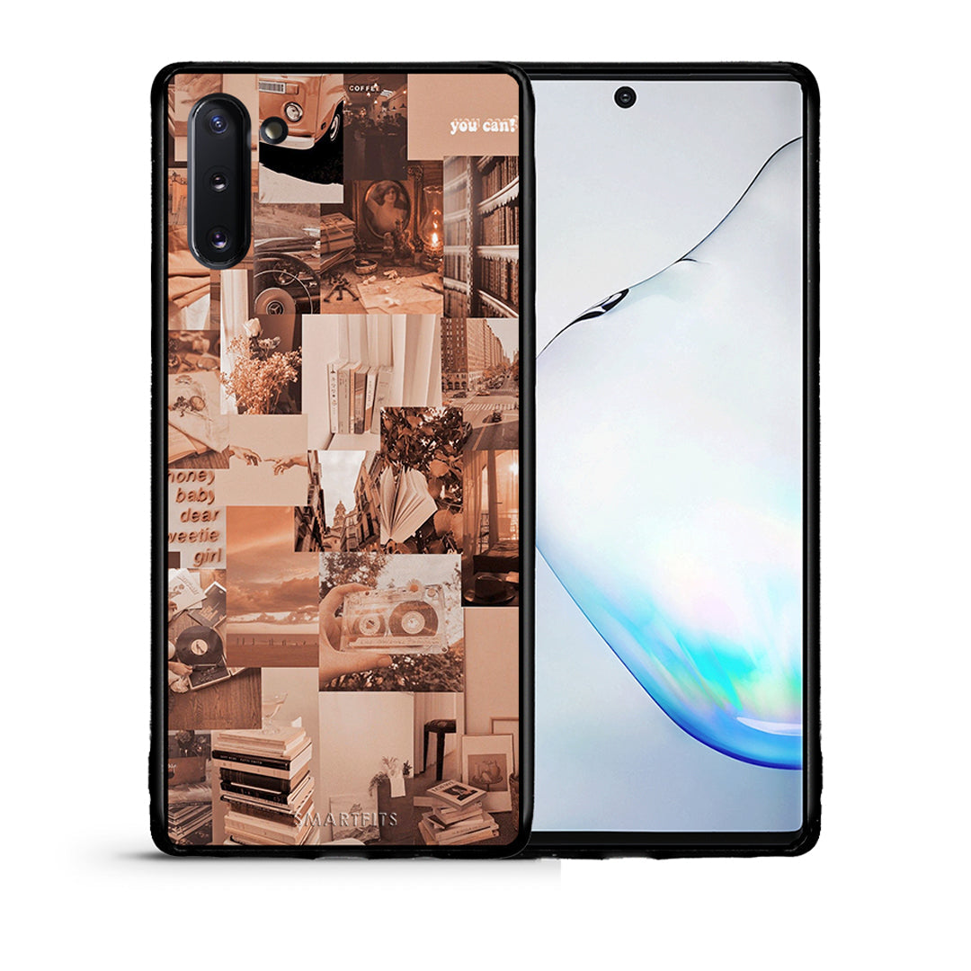 Θήκη Αγίου Βαλεντίνου Samsung Note 10 Collage You Can από τη Smartfits με σχέδιο στο πίσω μέρος και μαύρο περίβλημα | Samsung Note 10 Collage You Can case with colorful back and black bezels