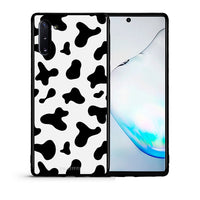 Thumbnail for Θήκη Samsung Note 10 Cow Print από τη Smartfits με σχέδιο στο πίσω μέρος και μαύρο περίβλημα | Samsung Note 10 Cow Print case with colorful back and black bezels