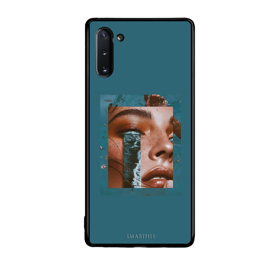 Samsung Note 10 Cry An Ocean θήκη από τη Smartfits με σχέδιο στο πίσω μέρος και μαύρο περίβλημα | Smartphone case with colorful back and black bezels by Smartfits