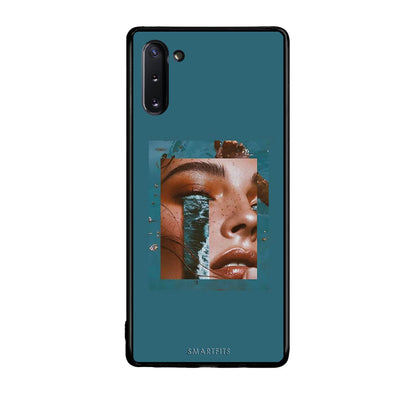 Samsung Note 10 Cry An Ocean θήκη από τη Smartfits με σχέδιο στο πίσω μέρος και μαύρο περίβλημα | Smartphone case with colorful back and black bezels by Smartfits
