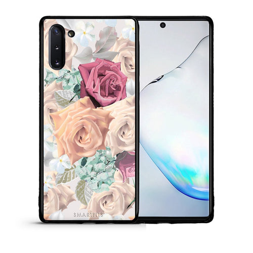Θήκη Samsung Note 10 Bouquet Floral από τη Smartfits με σχέδιο στο πίσω μέρος και μαύρο περίβλημα | Samsung Note 10 Bouquet Floral case with colorful back and black bezels