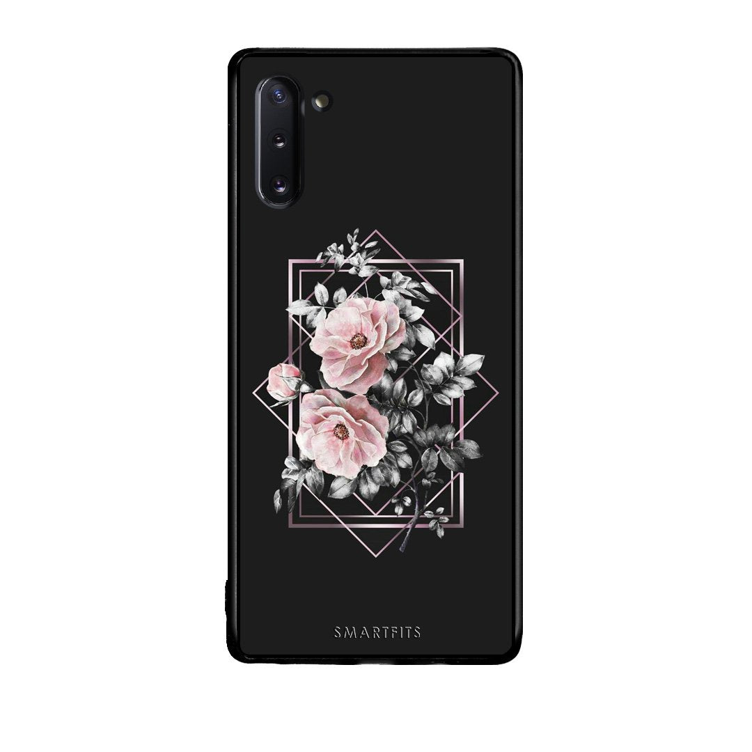 4 - Samsung Note 10 Frame Flower case, cover, bumper