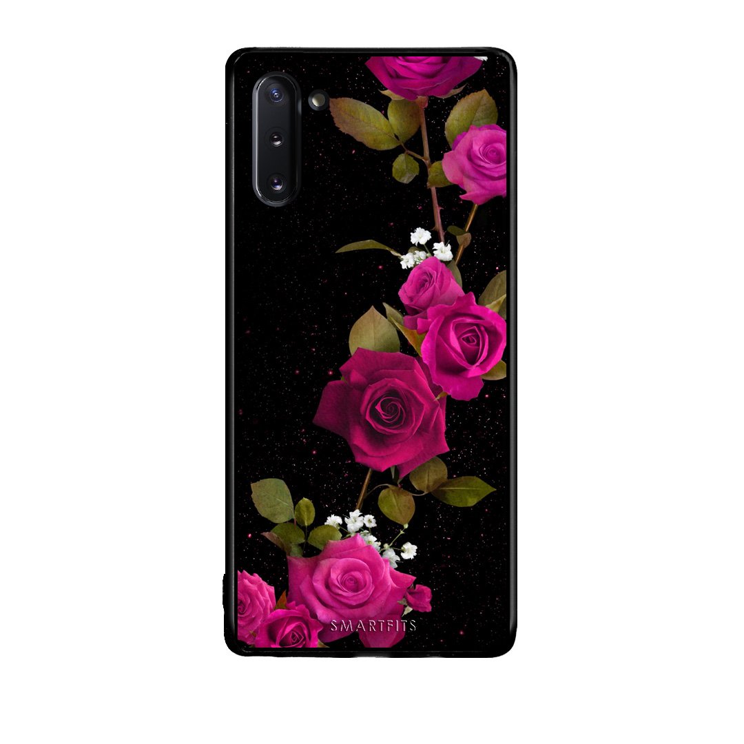 4 - Samsung Note 10 Red Roses Flower case, cover, bumper