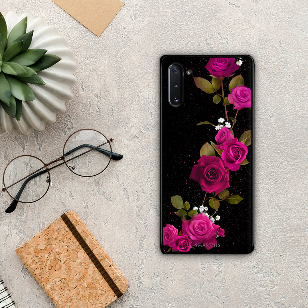 Flower Red Roses - Samsung Galaxy Note 10 θήκη