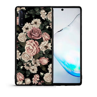 Thumbnail for Θήκη Samsung Note 10 Wild Roses Flower από τη Smartfits με σχέδιο στο πίσω μέρος και μαύρο περίβλημα | Samsung Note 10 Wild Roses Flower case with colorful back and black bezels