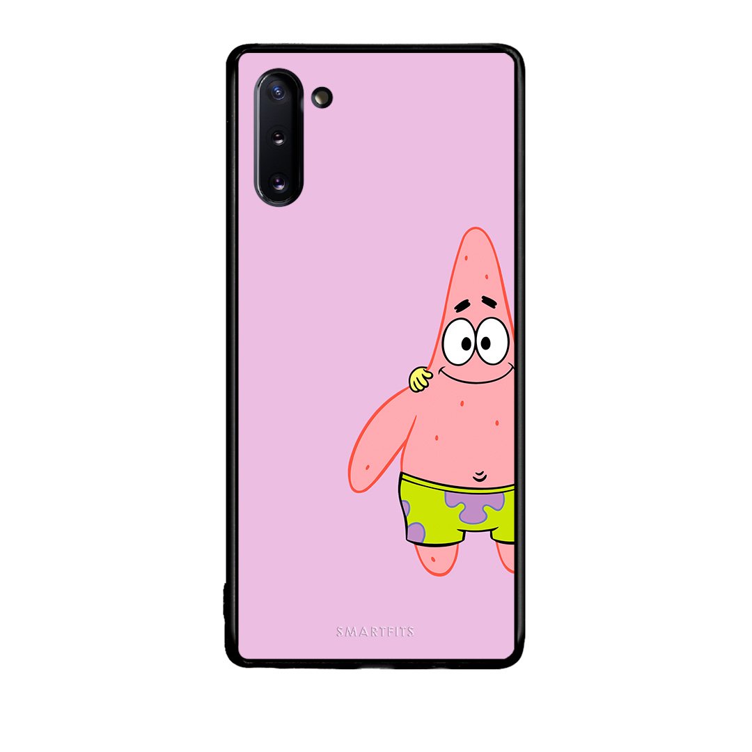 Samsung Note 10  Friends Patrick θήκη από τη Smartfits με σχέδιο στο πίσω μέρος και μαύρο περίβλημα | Smartphone case with colorful back and black bezels by Smartfits