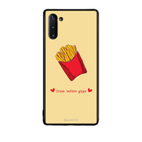 Thumbnail for Samsung Note 10 Fries Before Guys Θήκη Αγίου Βαλεντίνου από τη Smartfits με σχέδιο στο πίσω μέρος και μαύρο περίβλημα | Smartphone case with colorful back and black bezels by Smartfits