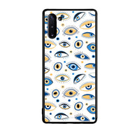 Thumbnail for Samsung Note 10 Ftou Ftou θήκη από τη Smartfits με σχέδιο στο πίσω μέρος και μαύρο περίβλημα | Smartphone case with colorful back and black bezels by Smartfits