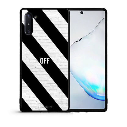 Θήκη Samsung Note 10 Get Off από τη Smartfits με σχέδιο στο πίσω μέρος και μαύρο περίβλημα | Samsung Note 10 Get Off case with colorful back and black bezels