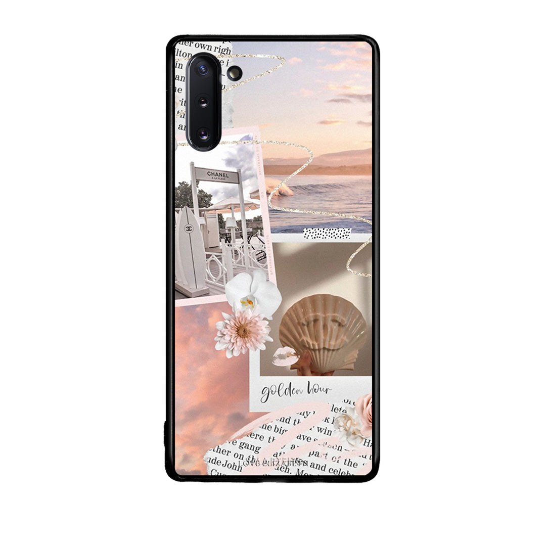 Samsung Note 10 Golden Hour Θήκη Αγίου Βαλεντίνου από τη Smartfits με σχέδιο στο πίσω μέρος και μαύρο περίβλημα | Smartphone case with colorful back and black bezels by Smartfits