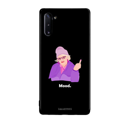 Samsung Note 10 Grandma Mood Black θήκη από τη Smartfits με σχέδιο στο πίσω μέρος και μαύρο περίβλημα | Smartphone case with colorful back and black bezels by Smartfits