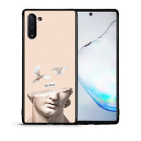 Thumbnail for Θήκη Samsung Note 10 In Love από τη Smartfits με σχέδιο στο πίσω μέρος και μαύρο περίβλημα | Samsung Note 10 In Love case with colorful back and black bezels