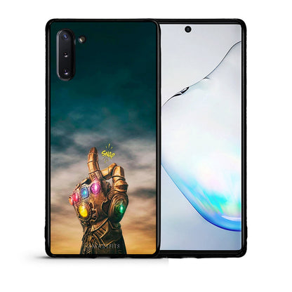 Θήκη Samsung Note 10 Infinity Snap από τη Smartfits με σχέδιο στο πίσω μέρος και μαύρο περίβλημα | Samsung Note 10 Infinity Snap case with colorful back and black bezels