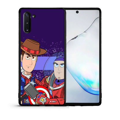 Θήκη Samsung Note 10 Infinity Story από τη Smartfits με σχέδιο στο πίσω μέρος και μαύρο περίβλημα | Samsung Note 10 Infinity Story case with colorful back and black bezels