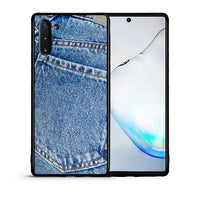 Thumbnail for Θήκη Samsung Note 10 Jeans Pocket από τη Smartfits με σχέδιο στο πίσω μέρος και μαύρο περίβλημα | Samsung Note 10 Jeans Pocket case with colorful back and black bezels