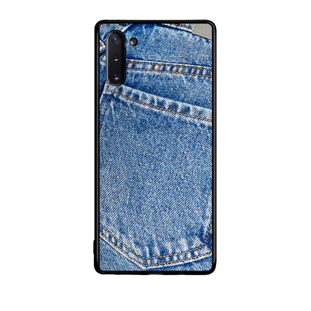 Samsung Note 10 Jeans Pocket θήκη από τη Smartfits με σχέδιο στο πίσω μέρος και μαύρο περίβλημα | Smartphone case with colorful back and black bezels by Smartfits