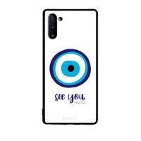 Thumbnail for Samsung Note 10 Karma Says θήκη από τη Smartfits με σχέδιο στο πίσω μέρος και μαύρο περίβλημα | Smartphone case with colorful back and black bezels by Smartfits