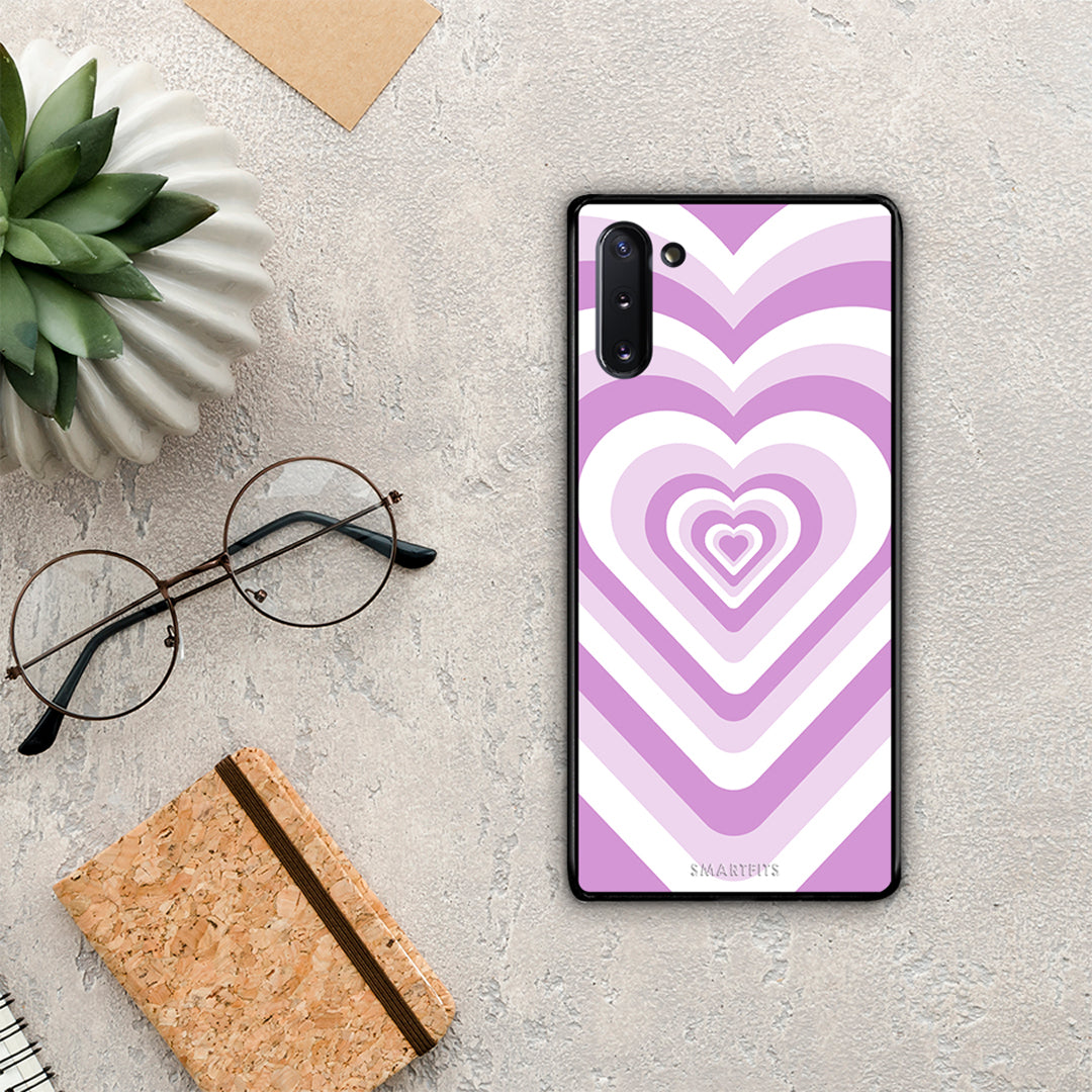 Lilac Hearts - Samsung Galaxy Note 10 θήκη