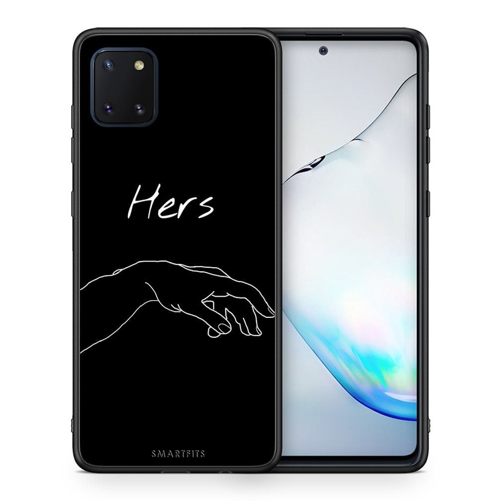 Θήκη Αγίου Βαλεντίνου Samsung Note 10 Lite Aeshetic Love 1 από τη Smartfits με σχέδιο στο πίσω μέρος και μαύρο περίβλημα | Samsung Note 10 Lite Aeshetic Love 1 case with colorful back and black bezels