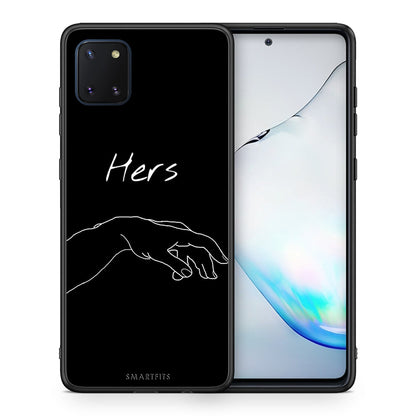 Θήκη Αγίου Βαλεντίνου Samsung Note 10 Lite Aeshetic Love 1 από τη Smartfits με σχέδιο στο πίσω μέρος και μαύρο περίβλημα | Samsung Note 10 Lite Aeshetic Love 1 case with colorful back and black bezels