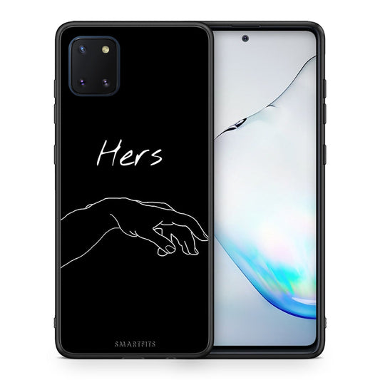 Θήκη Αγίου Βαλεντίνου Samsung Note 10 Lite Aeshetic Love 1 από τη Smartfits με σχέδιο στο πίσω μέρος και μαύρο περίβλημα | Samsung Note 10 Lite Aeshetic Love 1 case with colorful back and black bezels
