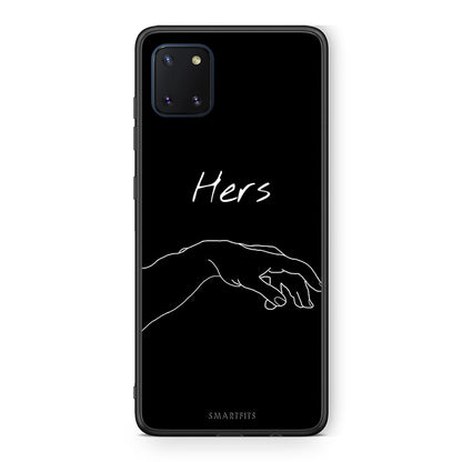 Samsung Note 10 Lite Aeshetic Love 1 Θήκη Αγίου Βαλεντίνου από τη Smartfits με σχέδιο στο πίσω μέρος και μαύρο περίβλημα | Smartphone case with colorful back and black bezels by Smartfits