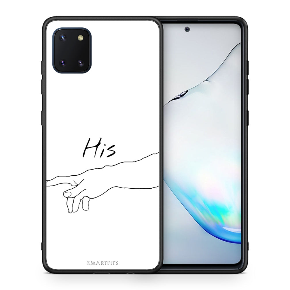 Θήκη Αγίου Βαλεντίνου Samsung Note 10 Lite Aeshetic Love 2 από τη Smartfits με σχέδιο στο πίσω μέρος και μαύρο περίβλημα | Samsung Note 10 Lite Aeshetic Love 2 case with colorful back and black bezels