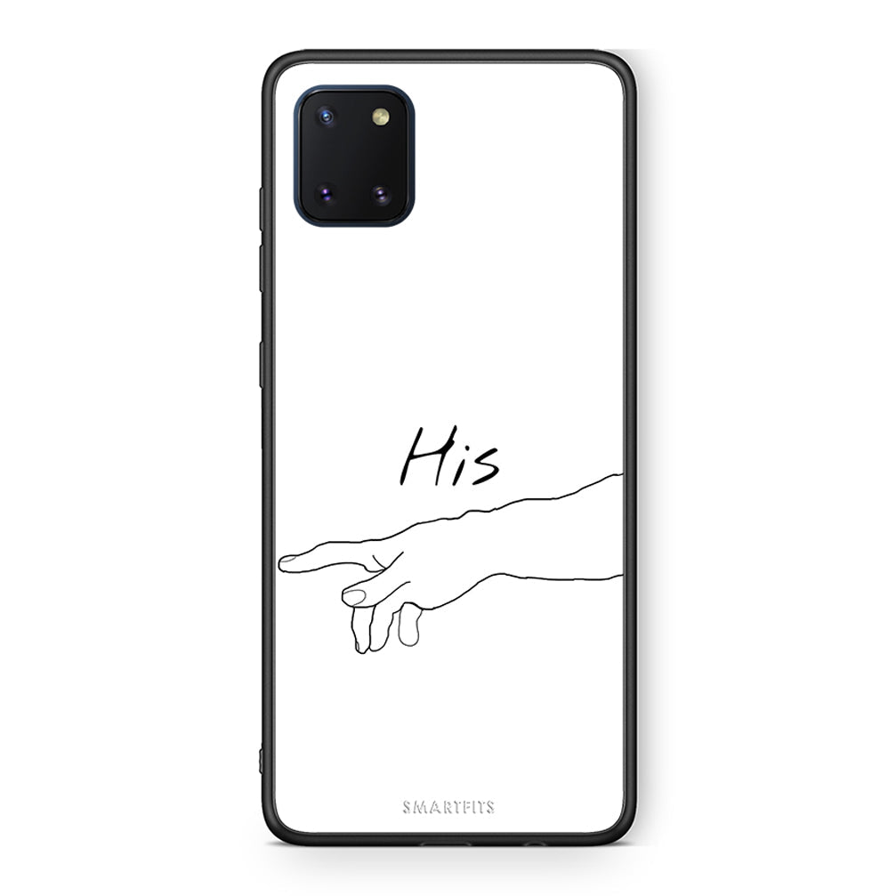 Samsung Note 10 Lite Aeshetic Love 2 Θήκη Αγίου Βαλεντίνου από τη Smartfits με σχέδιο στο πίσω μέρος και μαύρο περίβλημα | Smartphone case with colorful back and black bezels by Smartfits