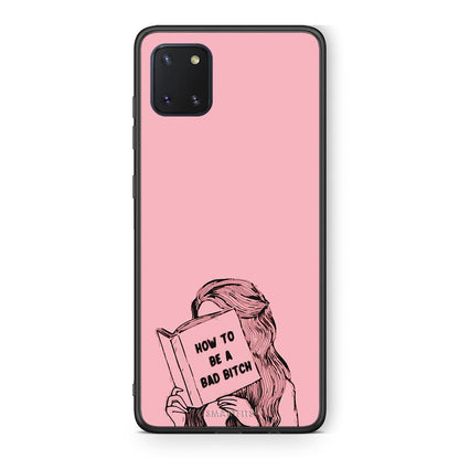 Samsung Note 10 Lite Bad Bitch θήκη από τη Smartfits με σχέδιο στο πίσω μέρος και μαύρο περίβλημα | Smartphone case with colorful back and black bezels by Smartfits