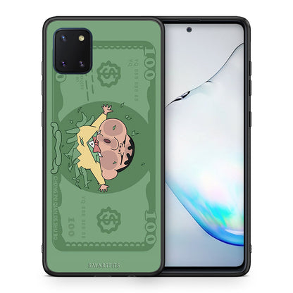 Θήκη Αγίου Βαλεντίνου Samsung Note 10 Lite Big Money από τη Smartfits με σχέδιο στο πίσω μέρος και μαύρο περίβλημα | Samsung Note 10 Lite Big Money case with colorful back and black bezels