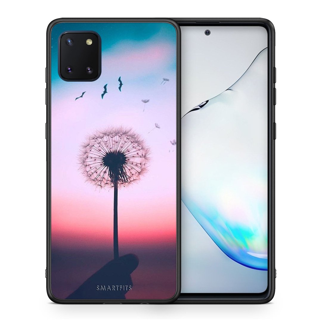 Θήκη Samsung Note 10 Lite Wish Boho από τη Smartfits με σχέδιο στο πίσω μέρος και μαύρο περίβλημα | Samsung Note 10 Lite Wish Boho case with colorful back and black bezels