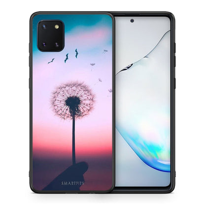 Θήκη Samsung Note 10 Lite Wish Boho από τη Smartfits με σχέδιο στο πίσω μέρος και μαύρο περίβλημα | Samsung Note 10 Lite Wish Boho case with colorful back and black bezels