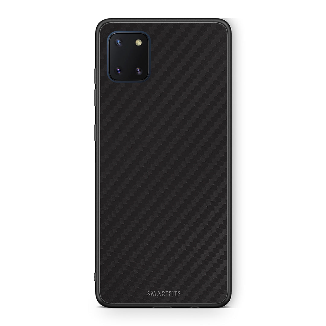 Samsung Note 10 Lite Carbon Black θήκη από τη Smartfits με σχέδιο στο πίσω μέρος και μαύρο περίβλημα | Smartphone case with colorful back and black bezels by Smartfits
