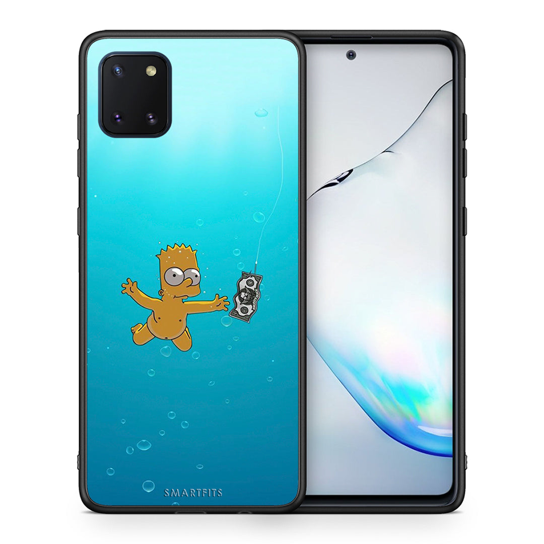 Θήκη Samsung Note 10 Lite Chasing Money από τη Smartfits με σχέδιο στο πίσω μέρος και μαύρο περίβλημα | Samsung Note 10 Lite Chasing Money case with colorful back and black bezels