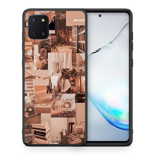 Θήκη Αγίου Βαλεντίνου Samsung Note 10 Lite Collage You Can από τη Smartfits με σχέδιο στο πίσω μέρος και μαύρο περίβλημα | Samsung Note 10 Lite Collage You Can case with colorful back and black bezels