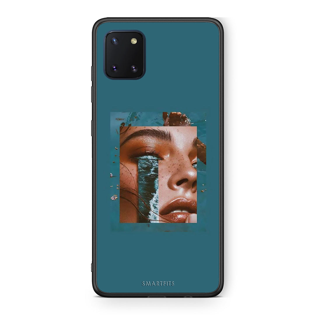 Samsung Note 10 Lite Cry An Ocean θήκη από τη Smartfits με σχέδιο στο πίσω μέρος και μαύρο περίβλημα | Smartphone case with colorful back and black bezels by Smartfits