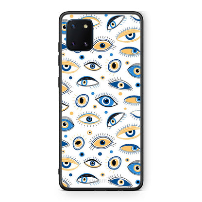 Samsung Note 10 Lite Ftou Ftou θήκη από τη Smartfits με σχέδιο στο πίσω μέρος και μαύρο περίβλημα | Smartphone case with colorful back and black bezels by Smartfits