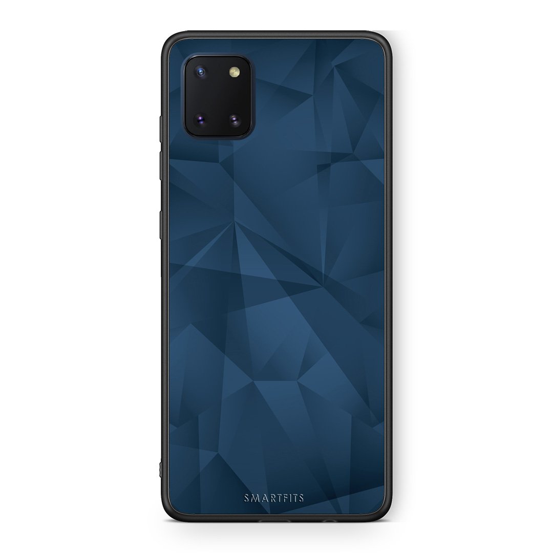 39 - Samsung Note 10 Lite Blue Abstract Geometric case, cover, bumper