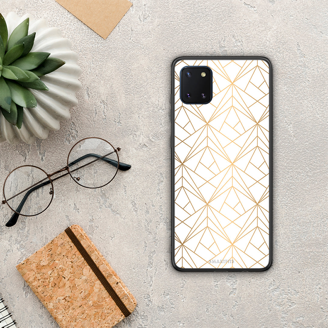 Geometric Luxury White - Samsung Galaxy Note 10 Lite θήκη