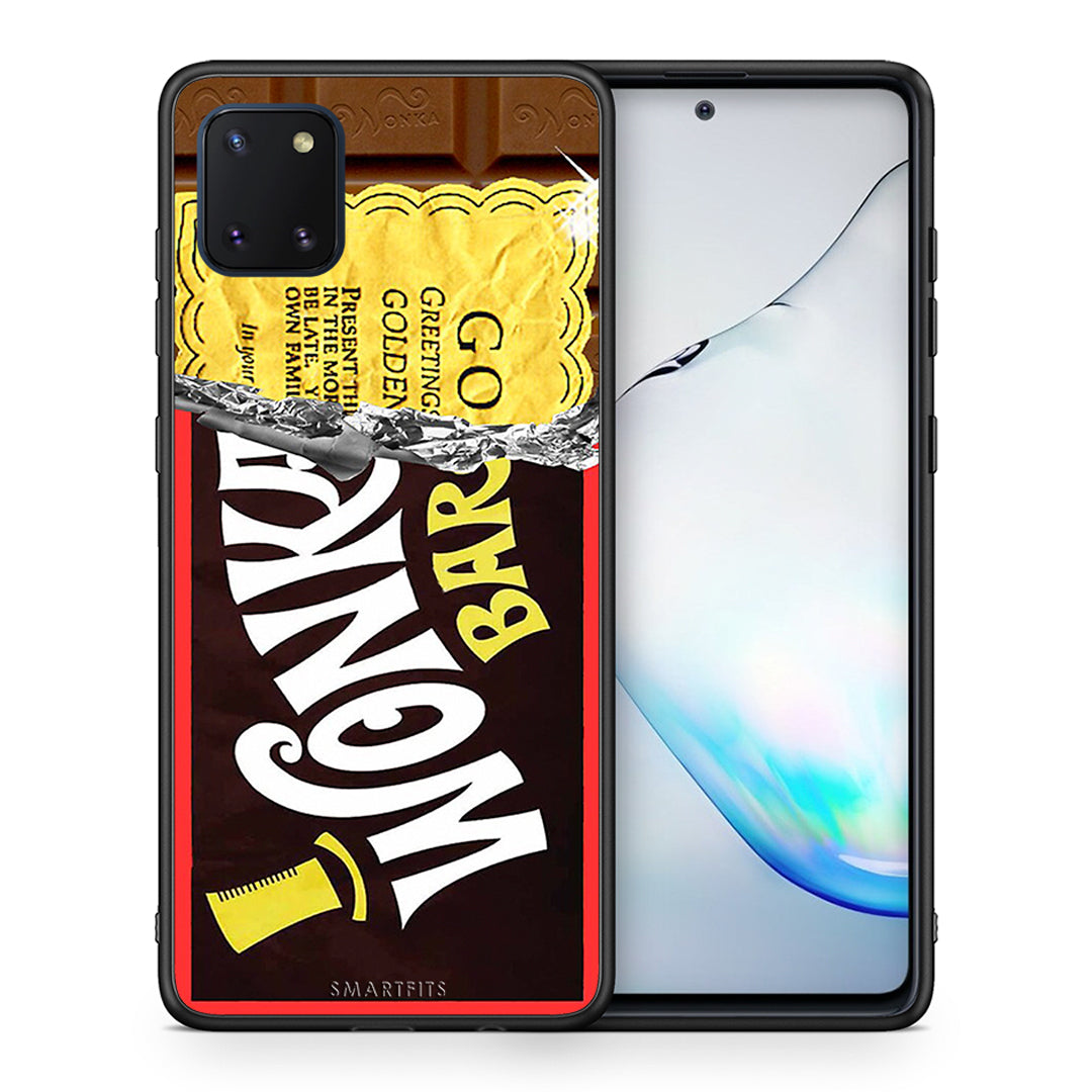 Θήκη Samsung Note 10 Lite Golden Ticket από τη Smartfits με σχέδιο στο πίσω μέρος και μαύρο περίβλημα | Samsung Note 10 Lite Golden Ticket case with colorful back and black bezels