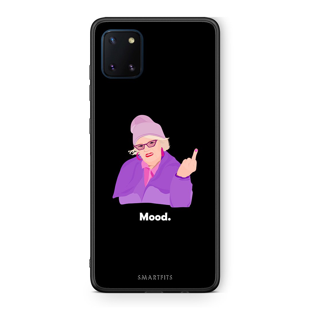 Samsung Note 10 Lite Grandma Mood Black θήκη από τη Smartfits με σχέδιο στο πίσω μέρος και μαύρο περίβλημα | Smartphone case with colorful back and black bezels by Smartfits