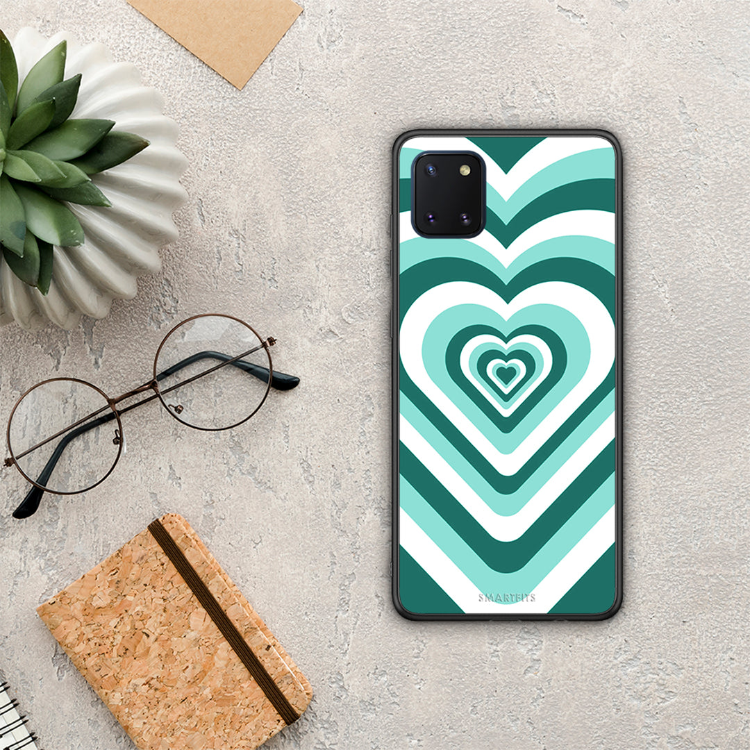 Green Hearts - Samsung Galaxy Note 10 Lite θήκη