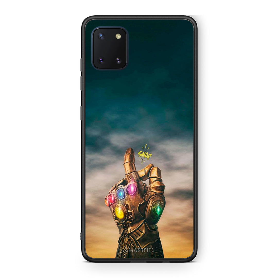 Samsung Note 10 Lite Infinity Snap θήκη από τη Smartfits με σχέδιο στο πίσω μέρος και μαύρο περίβλημα | Smartphone case with colorful back and black bezels by Smartfits