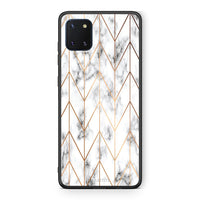 Thumbnail for 44 - Samsung Note 10 Lite Gold Geometric Marble case, cover, bumper