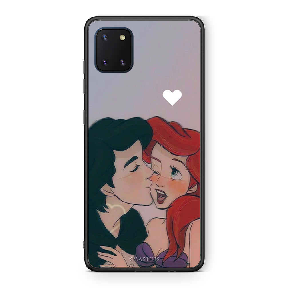 Samsung Note 10 Lite Mermaid Love Θήκη Αγίου Βαλεντίνου από τη Smartfits με σχέδιο στο πίσω μέρος και μαύρο περίβλημα | Smartphone case with colorful back and black bezels by Smartfits