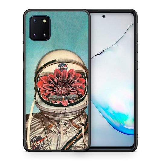 Θήκη Samsung Note 10 Lite Nasa Bloom από τη Smartfits με σχέδιο στο πίσω μέρος και μαύρο περίβλημα | Samsung Note 10 Lite Nasa Bloom case with colorful back and black bezels